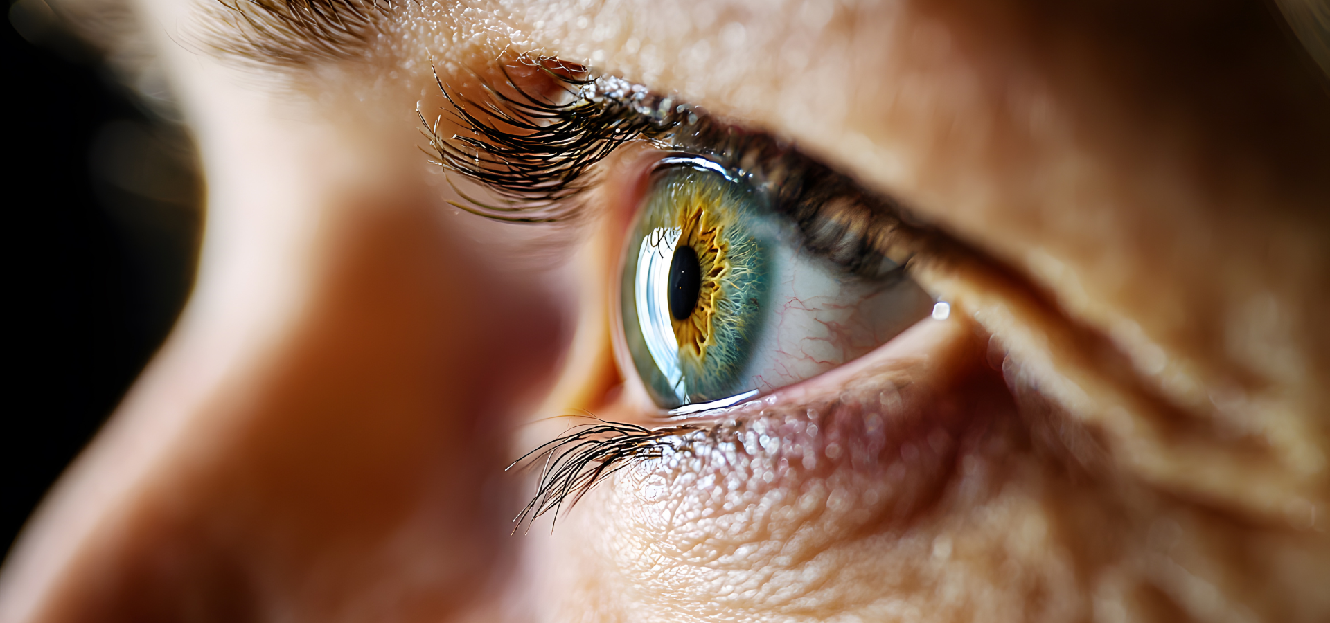 Paciente tras blefaroplastia con aspecto rejuvenecido de los párpados